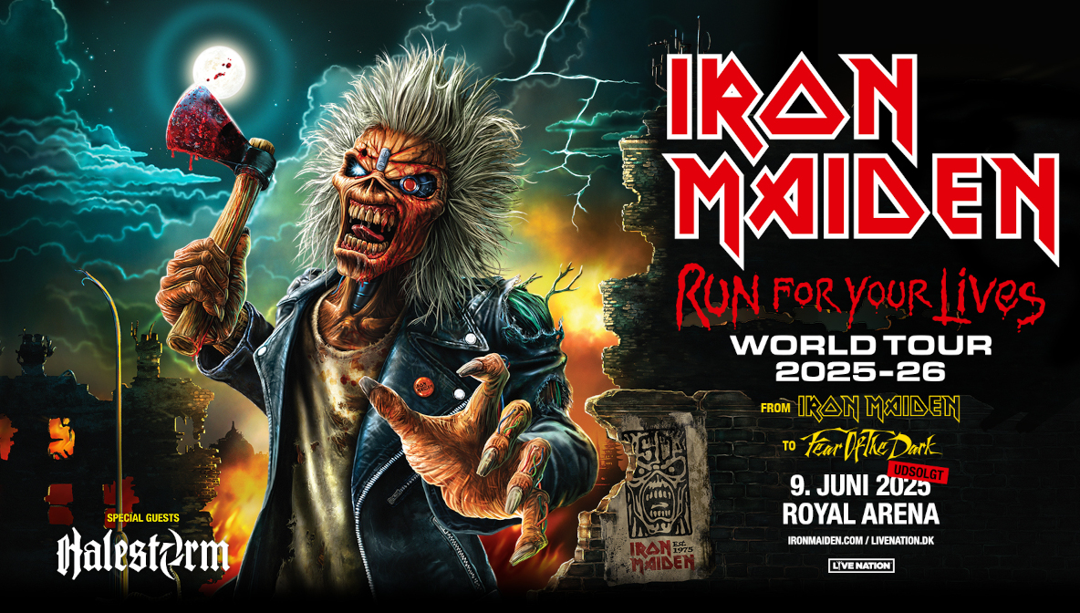 Poster for Iron Maiden in Royal Arena, Copenhagen